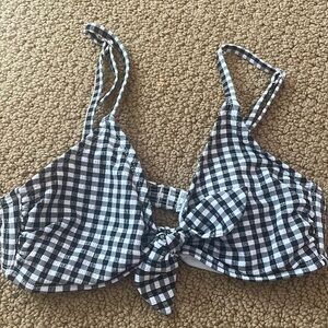 Xhilaration Plaid Bikini Top